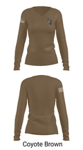 343rd QM 42426105 Women's Long Sleeve V-neck Shirt - 38