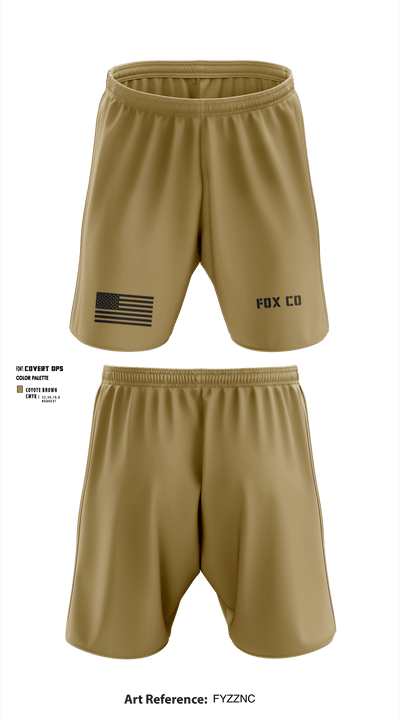 FOX CO 64493888 Athletic Shorts With Pockets - 1