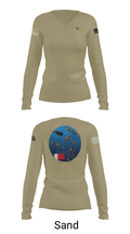 2U2 7410050 Women's Long Sleeve V-neck Shirt - 42