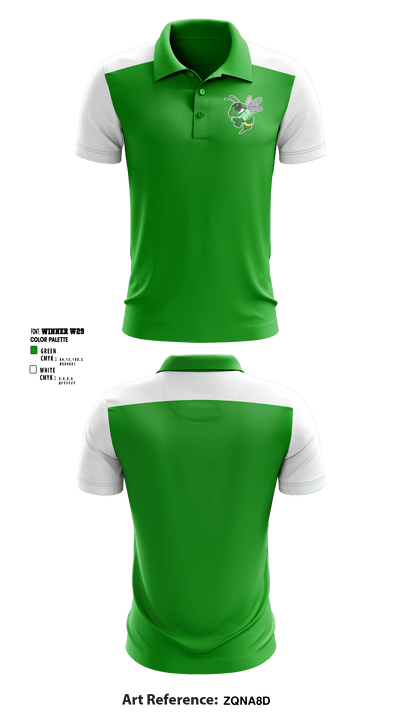 Hopewell Middle School 37855717 Short Sleeve Performance Polo - 1