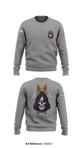 Crew Neck Sweatshirt, 100 kilos, , Teamtime, Team time, sublimation, custom sports apparel, team uniforms, spirit wear, spiritwear, sports uniforms, custom shirts, team store, custom team store, fundraiser sports, apparel fundraiser