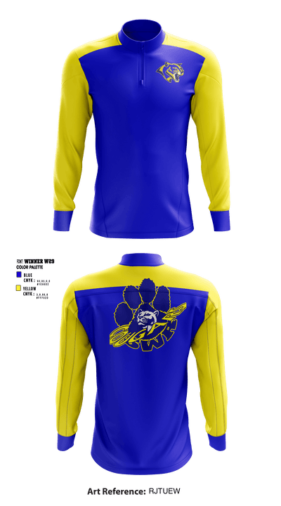 Southwestern Randolph Middle School 16364144 Quarter Zip Jacket - 1