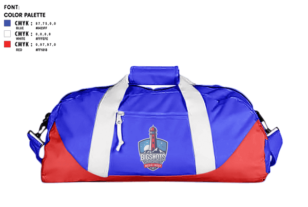 Duffle Bag, Bigshots Snapshots media group, , Teamtime, Team time, sublimation, custom sports apparel, team uniforms, spirit wear, spiritwear, sports uniforms, custom shirts, team store, custom team store, fundraiser sports, apparel fundraiser