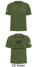 USS Detroit 43379409 Short Sleeve Performance Shirt - 34