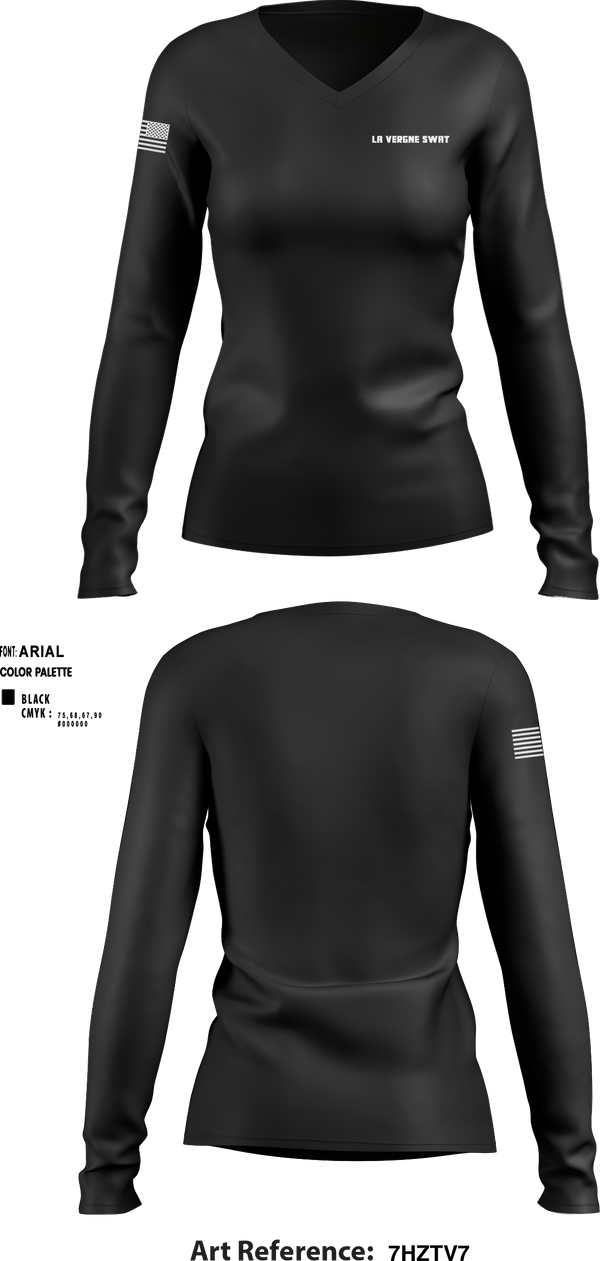 Women's Long Sleeve Vneck Shirt, , Police, Teamtime, Team time, sublimation, custom sports apparel, team uniforms, spirit wear, spiritwear, sports uniforms, custom shirts, team store, custom team store, fundraiser sports, apparel fundraiser