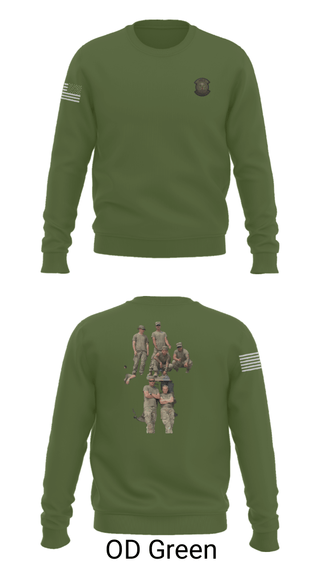 Crew Neck Sweatshirt, , Army, Teamtime, Team time, sublimation, custom sports apparel, team uniforms, spirit wear, spiritwear, sports uniforms, custom shirts, team store, custom team store, fundraiser sports, apparel fundraiser