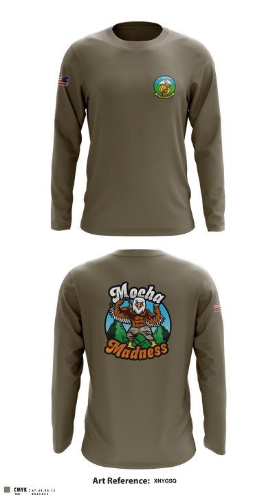 62nd Aerial Port Squadron 88034508 Long Sleeve Performance Shirt - 2
