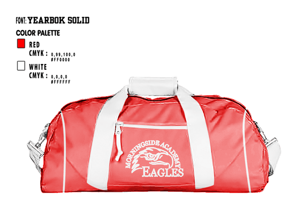 Duffle Bag, Morningside Academy, Spirit Store, Teamtime, Team time, sublimation, custom sports apparel, team uniforms, spirit wear, spiritwear, sports uniforms, custom shirts, team store, custom team store, fundraiser sports, apparel fundraiser