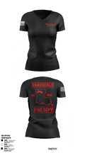 Barksdale Air Force Base Fire Department 74370190 Women's Short Sleeve V-neck Shirt - 1