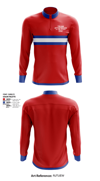 Quarter Zip Jacket, Lone Star Disc, Golf, Teamtime, Team time, sublimation, custom sports apparel, team uniforms, spirit wear, spiritwear, sports uniforms, custom shirts, team store, custom team store, fundraiser sports, apparel fundraiser