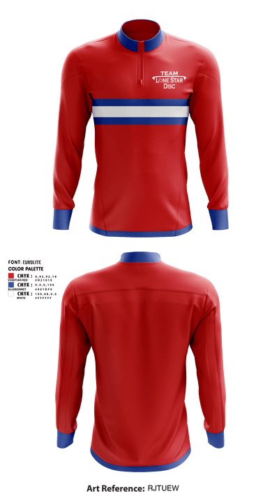 Lone Star Disc 28808246 Quarter Zip Jacket - 1