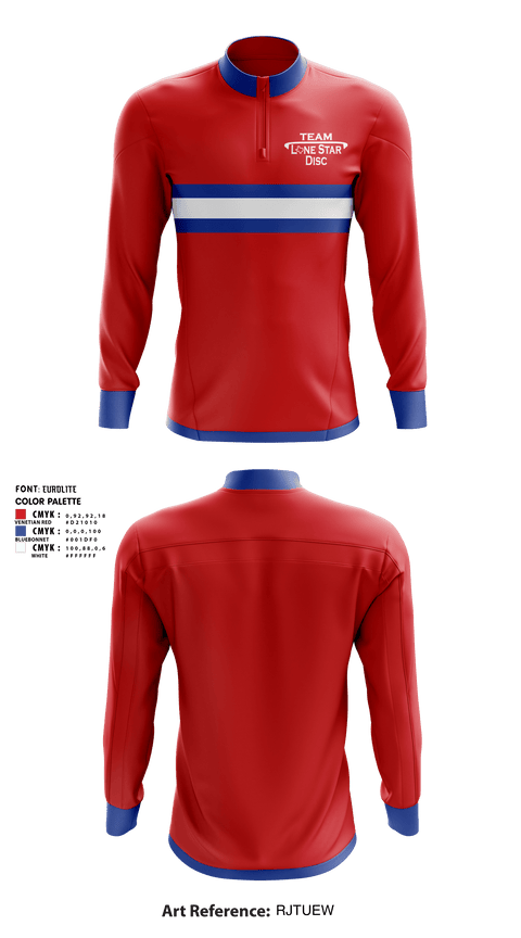 Quarter Zip Jacket, Lone Star Disc, Golf, Teamtime, Team time, sublimation, custom sports apparel, team uniforms, spirit wear, spiritwear, sports uniforms, custom shirts, team store, custom team store, fundraiser sports, apparel fundraiser