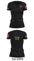 142 FA BDE Warrants 90151775 Women's Short Sleeve V-neck Shirt - 23
