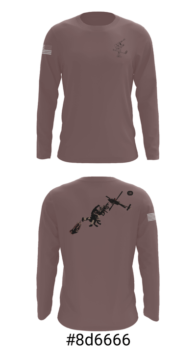 Platoon 2-1-1 26077523 Long Sleeve Performance Shirt - 13