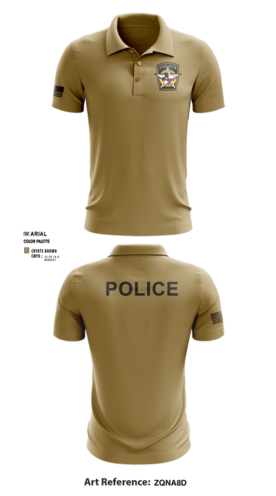Jacksboro Police Department 19640406 Short Sleeve Performance Polo - 2