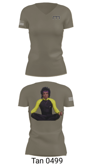 Women's Short Sleeve Vneck Shirt, , Army, Teamtime, Team time, sublimation, custom sports apparel, team uniforms, spirit wear, spiritwear, sports uniforms, custom shirts, team store, custom team store, fundraiser sports, apparel fundraiser