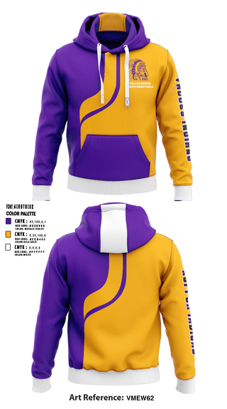 Hoodie, Valley Indians, Men's Basketball, Teamtime, Team time, sublimation, custom sports apparel, team uniforms, spirit wear, spiritwear, sports uniforms, custom shirts, team store, custom team store, fundraiser sports, apparel fundraiser
