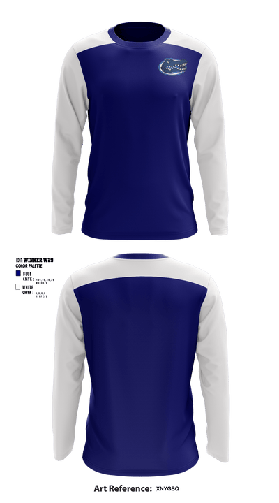 Gateway Regional High School Cheer 43593489 Long Sleeve Performance Shirt - 1
