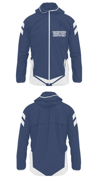 Windbreaker, Kamehameha School-Maui Campus Golf, Golf, Teamtime, Team time, sublimation, custom sports apparel, team uniforms, spirit wear, spiritwear, sports uniforms, custom shirts, team store, custom team store, fundraiser sports, apparel fundraiser