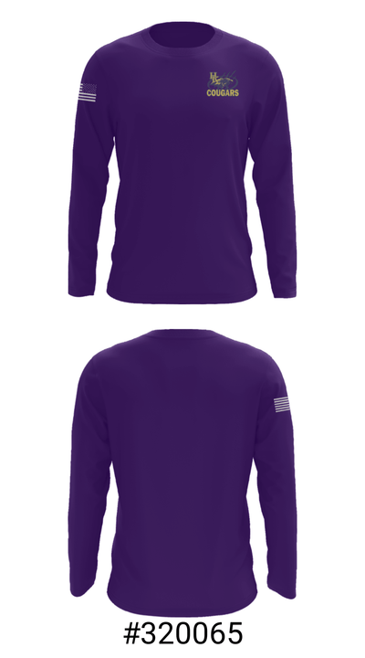 Haddam-Killingworth High School Basketball 78637191 Long Sleeve Performance Shirt - 18