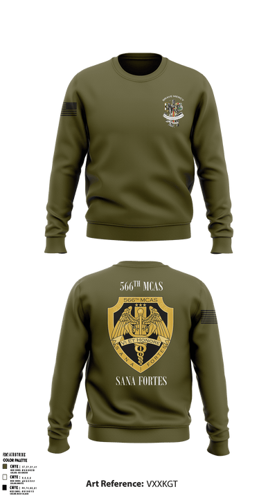 566th MCAS- Army 77440363 Crew Neck Sweatshirt - 59
