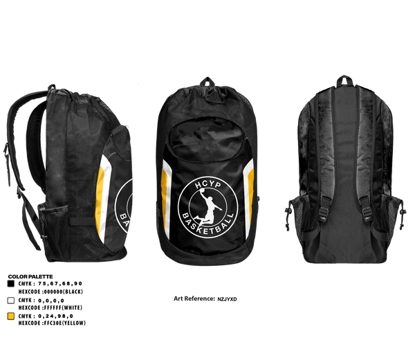 Gear Bag, Howard County Youth Basketball, Men's Basketball, Teamtime, Team time, sublimation, custom sports apparel, team uniforms, spirit wear, spiritwear, sports uniforms, custom shirts, team store, custom team store, fundraiser sports, apparel fundraiser