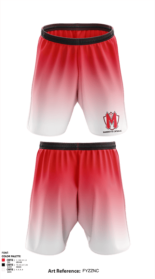 Athletic Shorts With Pockets, Marquette Catholic High School Dance, Spirit Store, Teamtime, Team time, sublimation, custom sports apparel, team uniforms, spirit wear, spiritwear, sports uniforms, custom shirts, team store, custom team store, fundraiser sports, apparel fundraiser