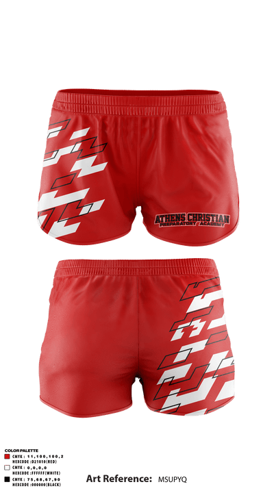 Athens Christian Preparatory Academy 56302561 Track Shorts - 1