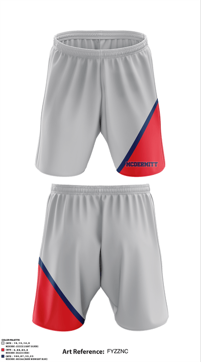 Mcdermitt High School 41606588 Athletic Shorts With Pockets - 1
