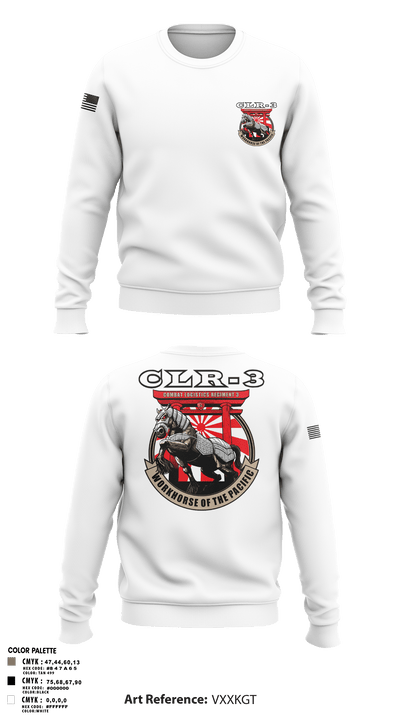 CLR-3 64483904 Crew Neck Sweatshirt - 2