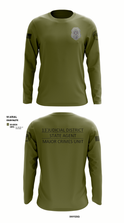 District 13 TF 92193766 Long Sleeve Performance Shirt - 4