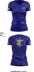 USCG STATION NEAH BAY 8595020 Women's Short Sleeve V-neck Shirt - 1