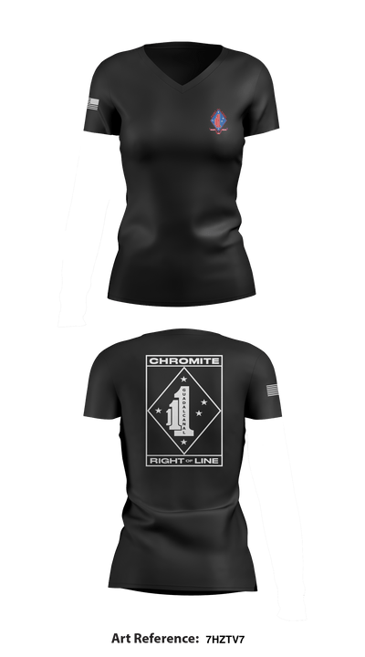 V1/1 23142041 Women's Long Sleeve V-neck Shirt - 96