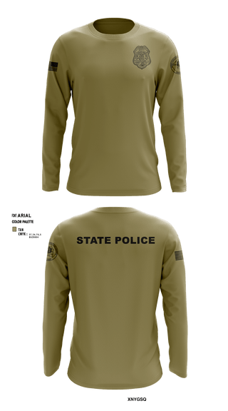 Long Sleeve Performance Shirt, , Police, Teamtime, Team time, sublimation, custom sports apparel, team uniforms, spirit wear, spiritwear, sports uniforms, custom shirts, team store, custom team store, fundraiser sports, apparel fundraiser