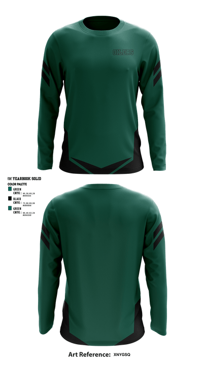 Oilers 58159481 Long Sleeve Performance Shirt - 1