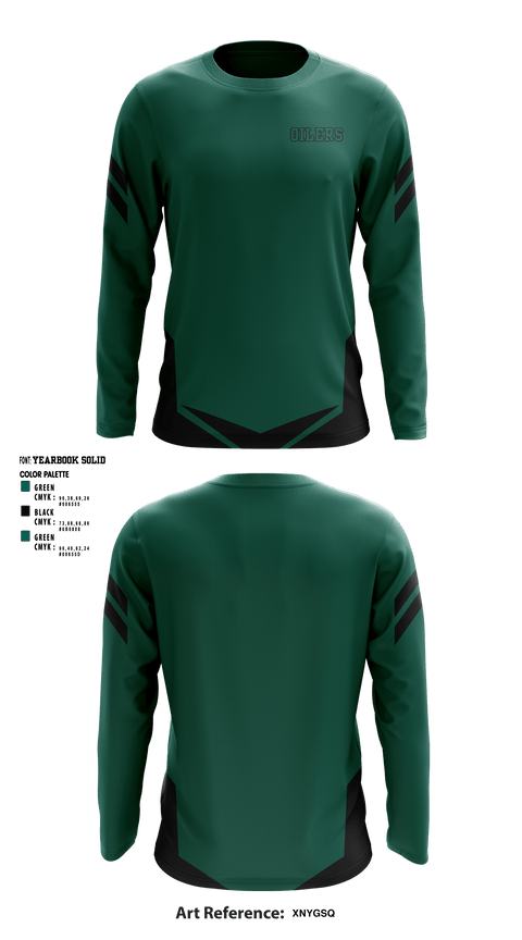 Long Sleeve Performance Shirt, Oilers, Cheer, Teamtime, Team time, sublimation, custom sports apparel, team uniforms, spirit wear, spiritwear, sports uniforms, custom shirts, team store, custom team store, fundraiser sports, apparel fundraiser