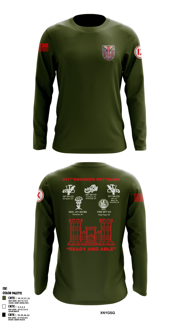 Long Sleeve Performance Shirt, , Army, Teamtime, Team time, sublimation, custom sports apparel, team uniforms, spirit wear, spiritwear, sports uniforms, custom shirts, team store, custom team store, fundraiser sports, apparel fundraiser