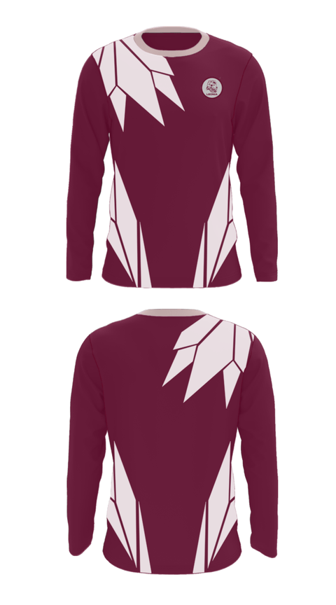 Long Sleeve Performance Shirt, Leonia High School Basketball, Men's Basketball, Teamtime, Team time, sublimation, custom sports apparel, team uniforms, spirit wear, spiritwear, sports uniforms, custom shirts, team store, custom team store, fundraiser sports, apparel fundraiser