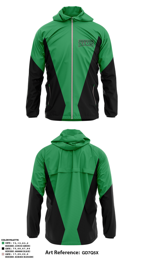 Windbreaker, Westmoor Rams, Baseball, Teamtime, Team time, sublimation, custom sports apparel, team uniforms, spirit wear, spiritwear, sports uniforms, custom shirts, team store, custom team store, fundraiser sports, apparel fundraiser