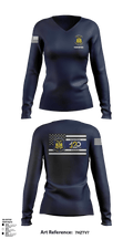MSHP Class 120 57992195 Women's Long Sleeve V-neck Shirt - 1