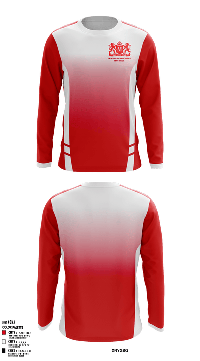 Dr Richard A Vladovic Harbor Teacher Prep Academy Soccer 63525708 Long Sleeve Performance Shirt - 1