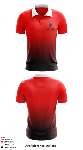 Short Sleeve Performance Polo, Frontier Senior High School Wrestling, Wrestling, Teamtime, Team time, sublimation, custom sports apparel, team uniforms, spirit wear, spiritwear, sports uniforms, custom shirts, team store, custom team store, fundraiser sports, apparel fundraiser