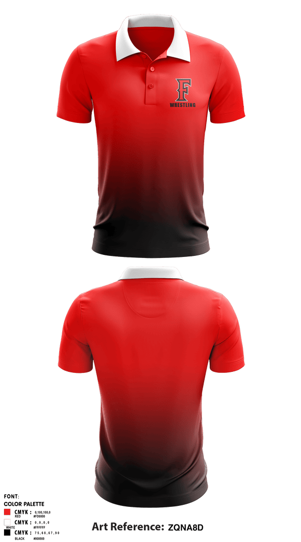 Short Sleeve Performance Polo, Frontier Senior High School Wrestling, Wrestling, Teamtime, Team time, sublimation, custom sports apparel, team uniforms, spirit wear, spiritwear, sports uniforms, custom shirts, team store, custom team store, fundraiser sports, apparel fundraiser