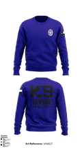 Irving Police K9 Unit 73761105 Crew Neck Sweatshirt - 1