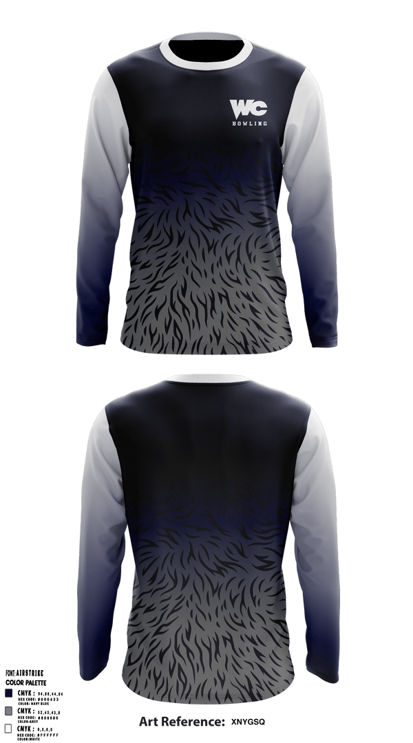 Long Sleeve Performance Shirt, West Clermont High School Bowling, Bowling, Teamtime, Team time, sublimation, custom sports apparel, team uniforms, spirit wear, spiritwear, sports uniforms, custom shirts, team store, custom team store, fundraiser sports, apparel fundraiser