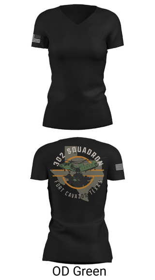 Women's Short Sleeve Vneck Shirt, , Army, Teamtime, Team time, sublimation, custom sports apparel, team uniforms, spirit wear, spiritwear, sports uniforms, custom shirts, team store, custom team store, fundraiser sports, apparel fundraiser