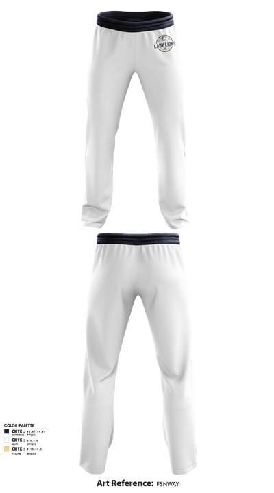 Awaken Christian Academy Girl's Basketball 83028793 Sweatpants - 1