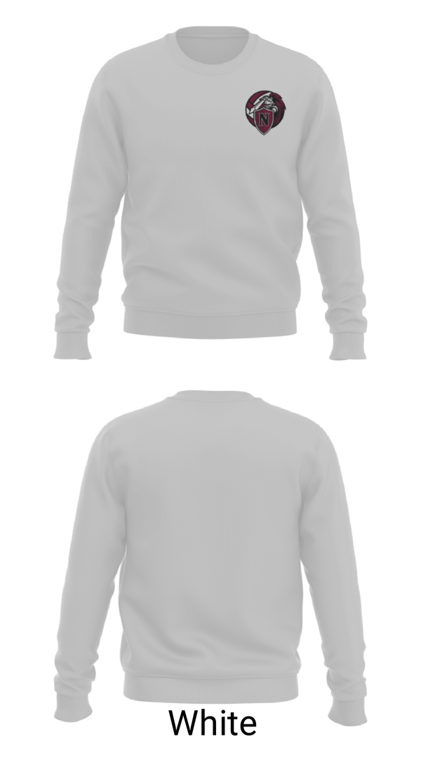 Crew Neck Sweatshirt, Walled Lake Northern High School Basketball, Women's Basketball, Teamtime, Team time, sublimation, custom sports apparel, team uniforms, spirit wear, spiritwear, sports uniforms, custom shirts, team store, custom team store, fundraiser sports, apparel fundraiser