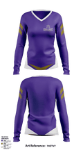 LeMoyne-Owen College Softball 1348861 Women's Long Sleeve V-neck Shirt - 28