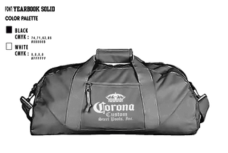 Duffle Bag, CORONA CUSTOM STEEL POOLS, , Teamtime, Team time, sublimation, custom sports apparel, team uniforms, spirit wear, spiritwear, sports uniforms, custom shirts, team store, custom team store, fundraiser sports, apparel fundraiser